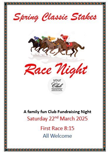 Club Racenight 22 Mar 25